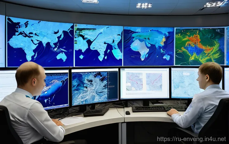 환경 감시 및 조기 경고 시스템 - **Prompt:** A dynamic, composite image showcasing advanced environmental monitoring across Russia's ... 환경 감시 및 조기 경고 시스템 - **Prompt:** A dynamic, composite image showcasing advanced environmental monitoring across Russia's ...