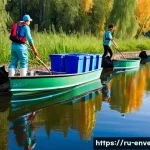 환경공학의 미래 - **"Clean Waters, Brighter Future: Volunteer and Tech Harmony"**
A vibrant, hopeful image of a gr...