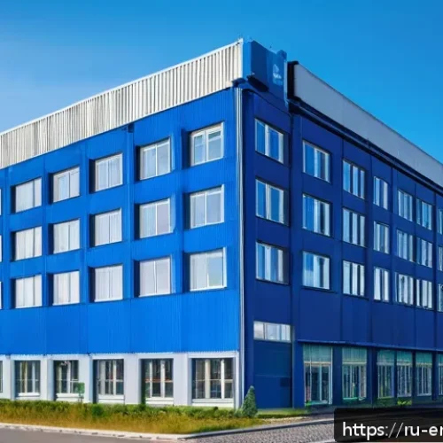 Home 17 환경 공학법 - A modern industrial factory in Russia implementing advanced environmental technology: large-scale bu...