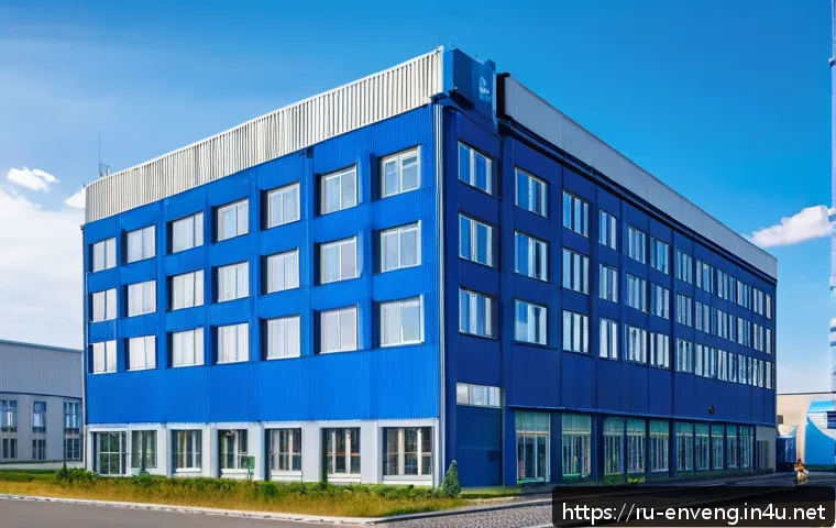 환경 공학법 - A modern industrial factory in Russia implementing advanced environmental technology: large-scale bu...